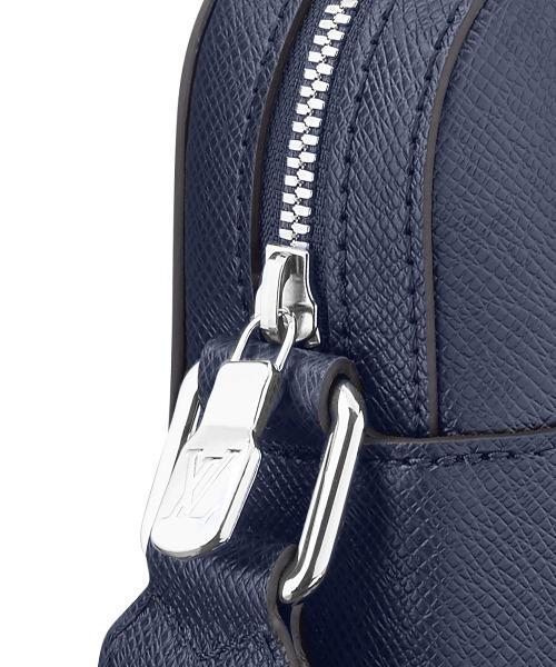 LV Pochette Grigori Cowhide Leather Dark Blue