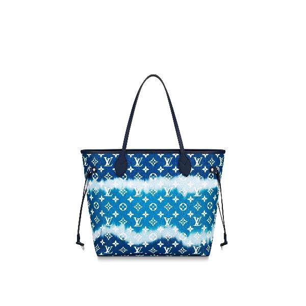 LV Escale Neverfull MM Bleu