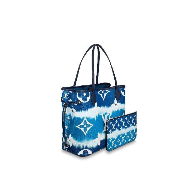 LV Escale Neverfull MM Bleu