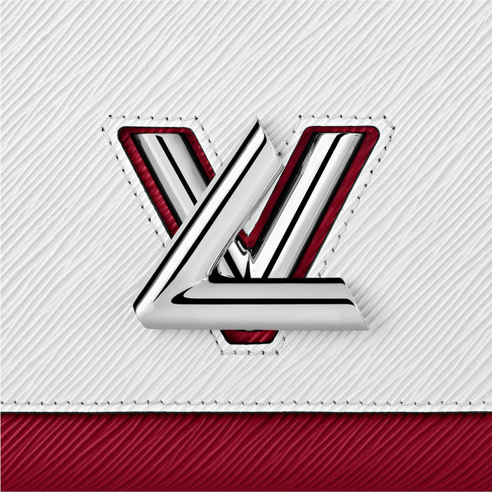 LV Twist MM Epi Blanc/Scarlet