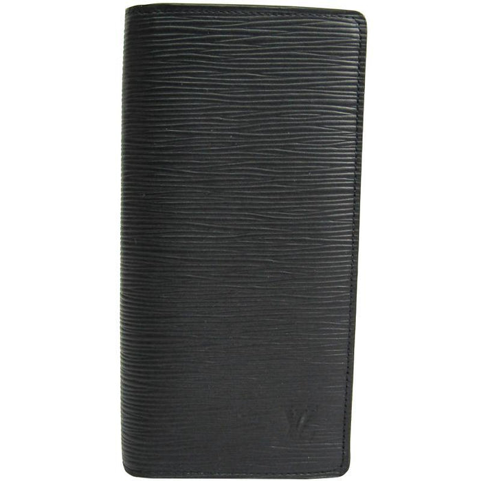 LV Circle signature Brazza Wallet Epi Leather Noir