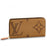 LV Monogram Reverse Zippy Wallet Brown