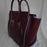 Celine Nano Luggage Tote Burgundy