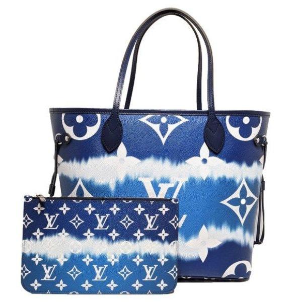 LV Escale Neverfull MM Bleu