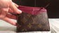 LV Zipped Card Holder Monogram Raisin Purple