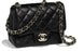 Chanel Classic Flap Maxi Black Lambskin-Gold Tone Metal