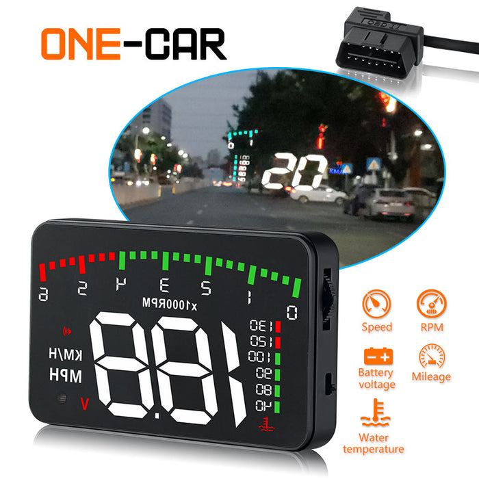 Over speed Warning Windshield Projector Alarm System