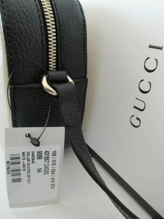 Gucci Soho Small Leather Disco Bag White