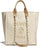 Chanel Deauville Fabric Tote Beige