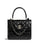 Chanel Flap Bag With Top Handle Lambskin Black