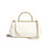 Chanel Small Flap Bag With Top Handle White