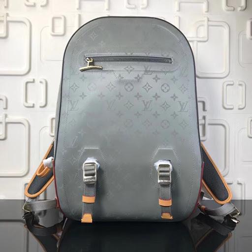 LV Backpack GM Monogram Titanium